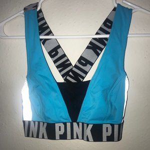 Cross back sports bra